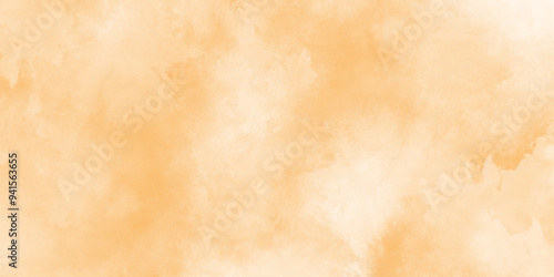 pastel watercolor with digital painted for template design. Old watercolor paper texture background, abstract background in orange and white hues offering a versatile backdrop for creative designs.