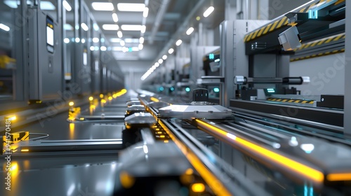A production line scenario where CAD and CAM systems are perfectly synchronized for optimal performance