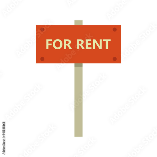 For rent sign