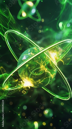 Abstract scientific backgro...