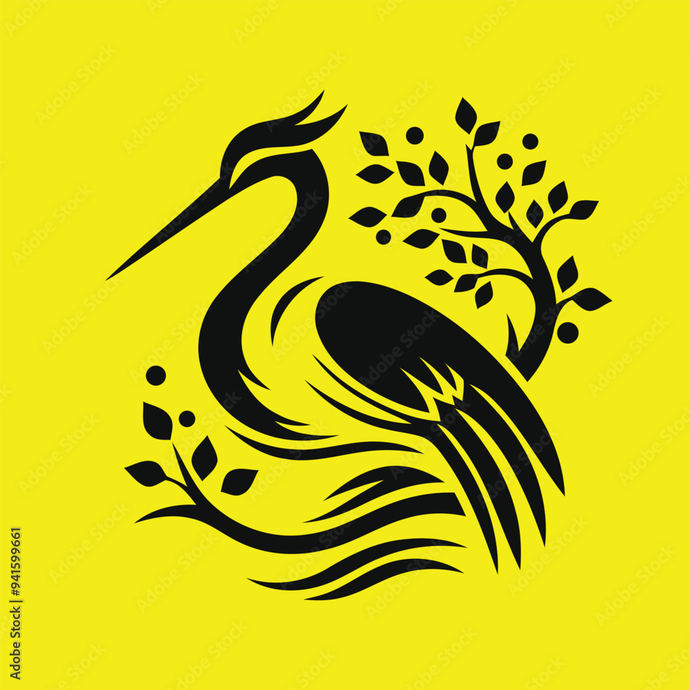 Obraz premium Bird on a branch