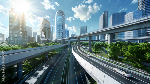 road in the city