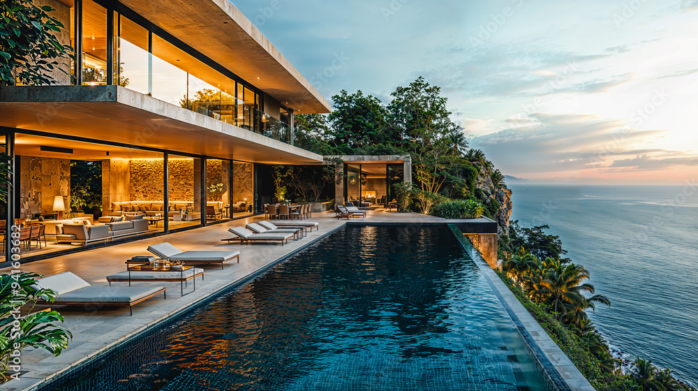 Luxury Modern Villa with Infinity Pool Overlooking the Ocean Luxury Modern Villa with Infinity Pool Overlooking the Ocean