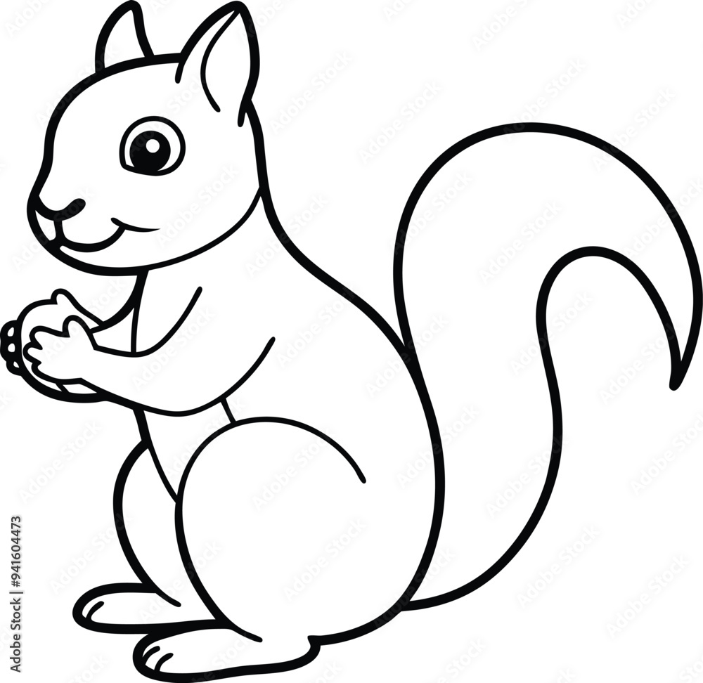 Adorable squirrel line art perfect for kids to color and enjoy creative fun with forest animals in their coloring book
Adorable squirrel line art perfect for kids to color and enjoy creative fun with forest animals in their coloring book