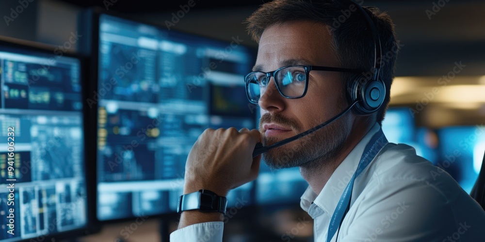 Professional Operator at Control Center Professional Operator at Control Center