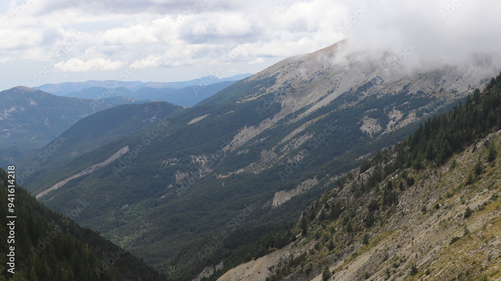 Naklejka premium randonnée montagne de Boules, 04