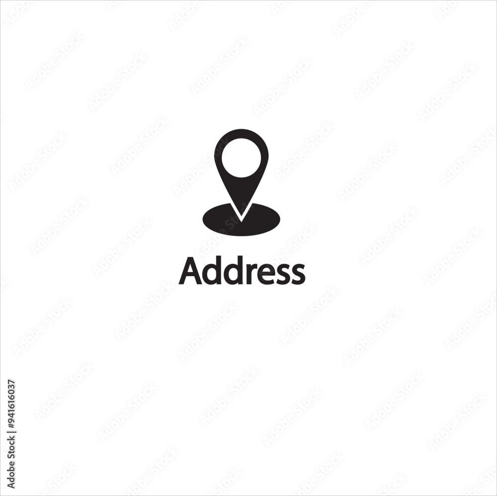 map pointer with icon map pointer with icon