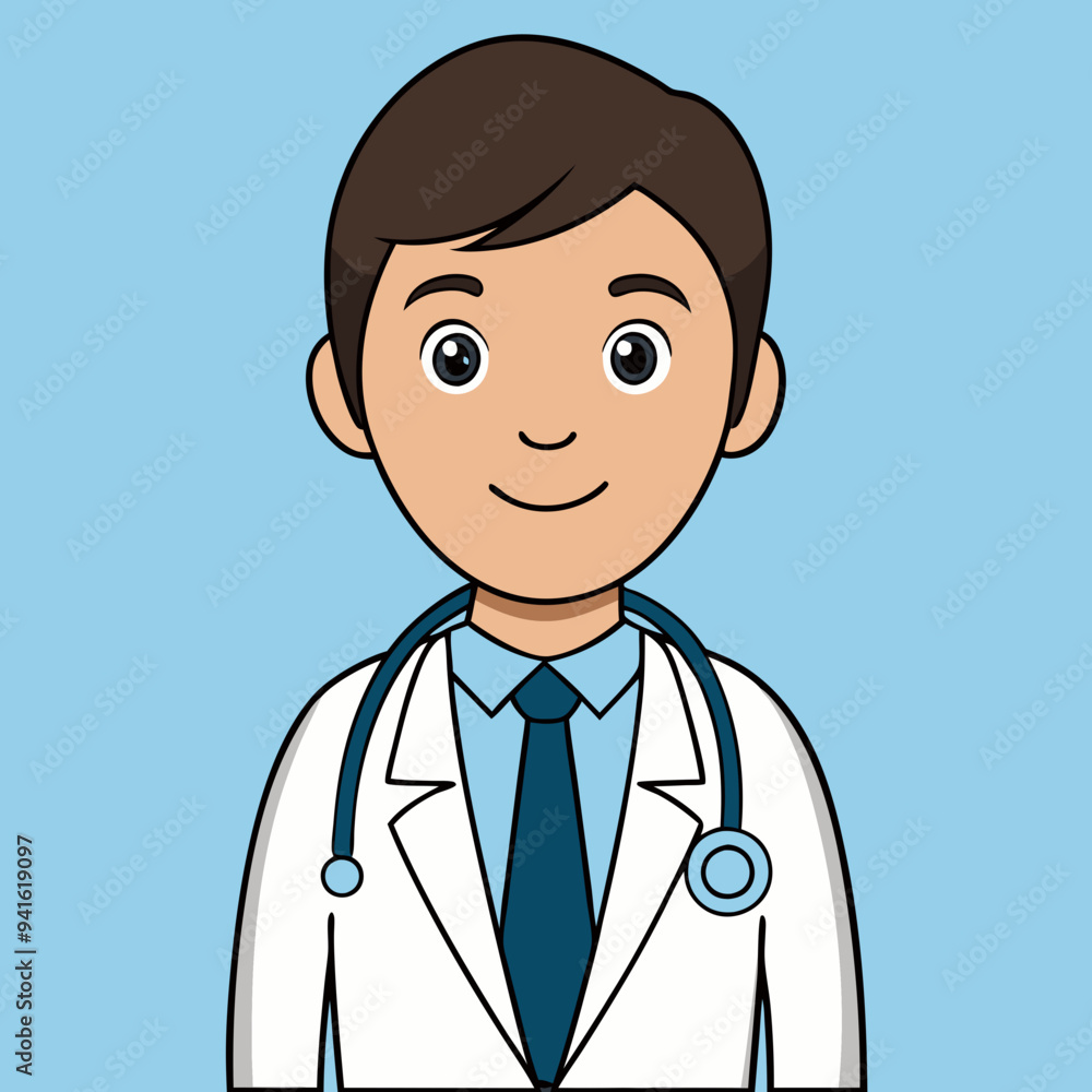 Fototapeta premium doctor with stethoscope