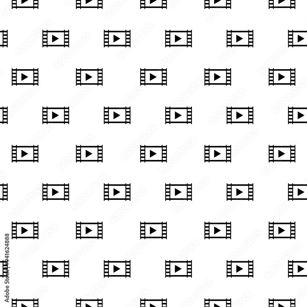 Film Frame icon seamless pattern Film Frame icon seamless pattern