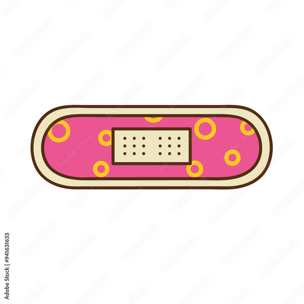 Pink Bandaid Sticker Pink Bandaid Sticker