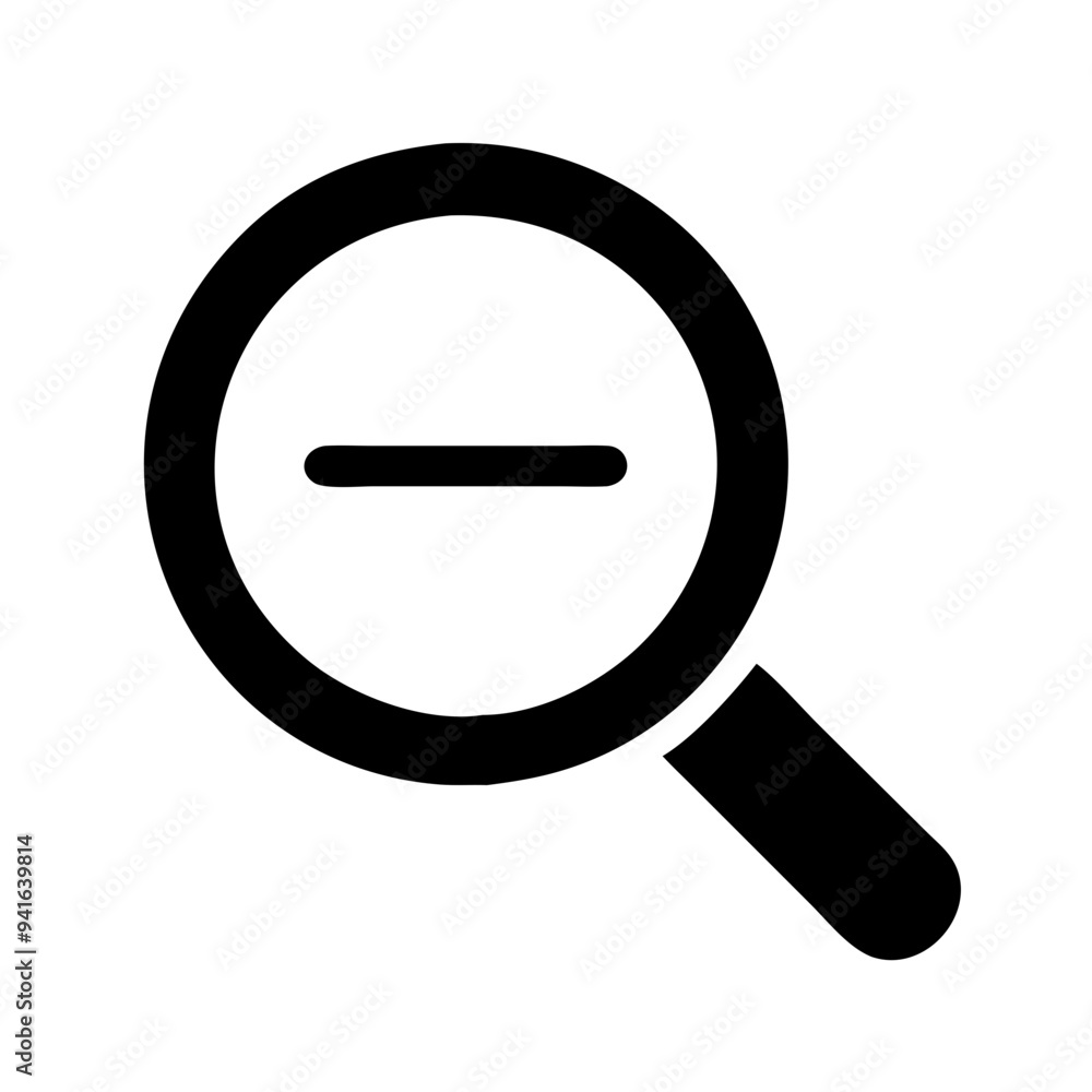 magnifying glass icon for mobile apps and websites. magnifying glass icon for mobile apps and websites.