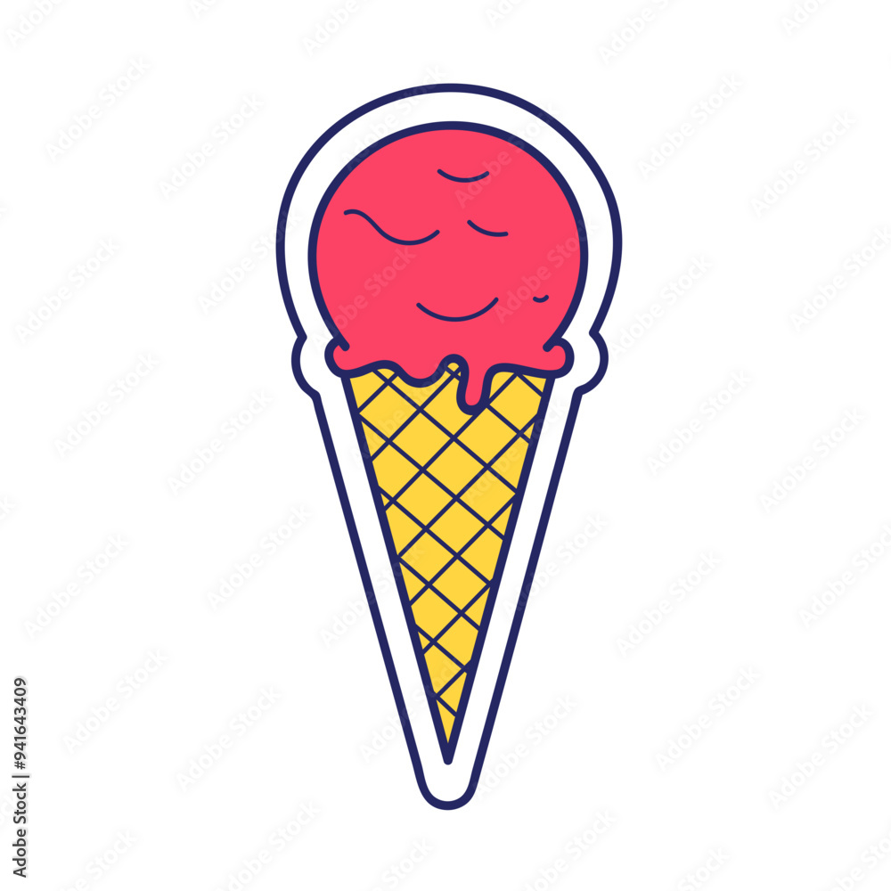 Ice Cream y2k Sticker Ice Cream y2k Sticker