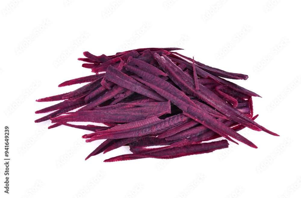 purple carrot isolated on white background purple carrot isolated on white background