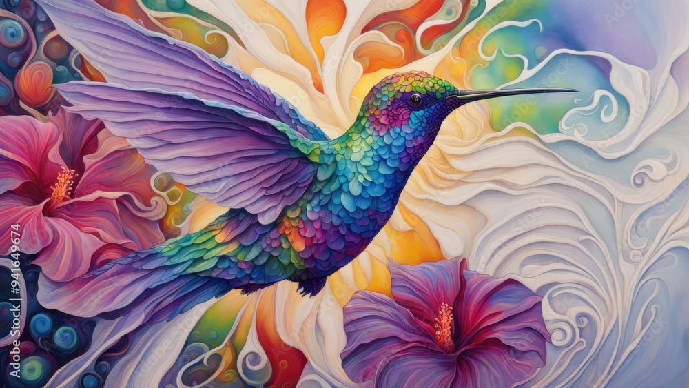 Fototapeta premium blue and yellow parrot created with generative AI software