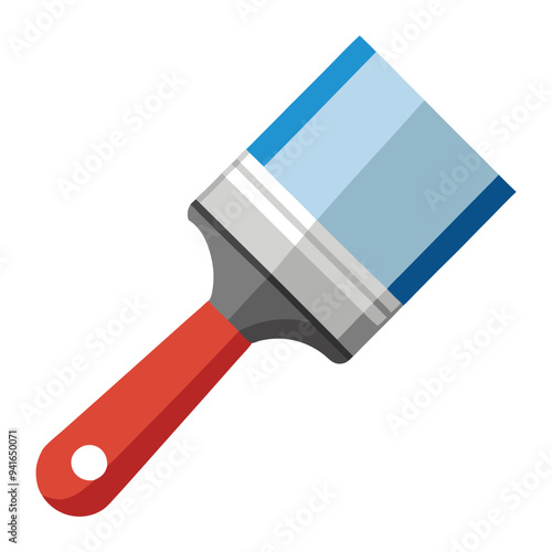 Illustration of Paint Scraper Isolated on white