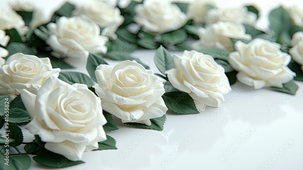 White peonies roses on white background with copy space abstract natural floral frame layout with text space romantic feminine composition wedding invitation concept. White peonies roses on white background with copy space abstract natural floral frame layout with text space romantic feminine composition wedding invitation concept.