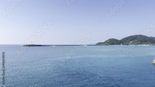 Sea view from the boat Okinawa Iheya Island