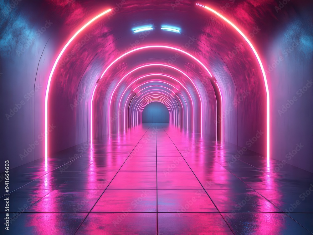 abstract 3d rendering of geometric shapes and neon lines glowing in ultraviolet light futuristic design creates a mesmerizing otherworldly backdrop with depth and energy abstract 3d rendering of geometric shapes and neon lines glowing in ultraviolet light futuristic design creates a mesmerizing otherworldly backdrop with depth and energy