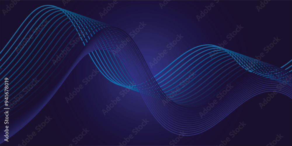 Purple background with flowing wave lines. Futuristic technology concept. Vector illustration Purple background with flowing wave lines. Futuristic technology concept. Vector illustration