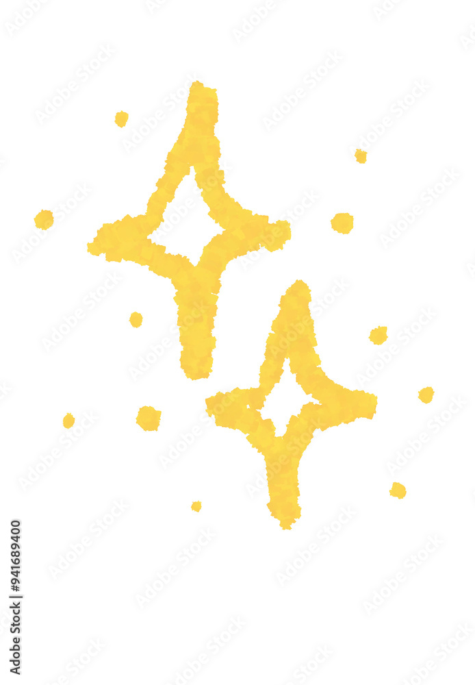 Obraz premium sparkle doodle scribble decoration
