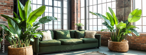Sunny Greenhouse Living Room