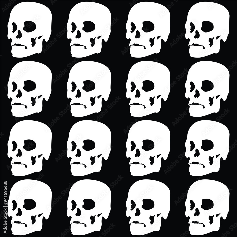 skull pattern 8 skull pattern 8
