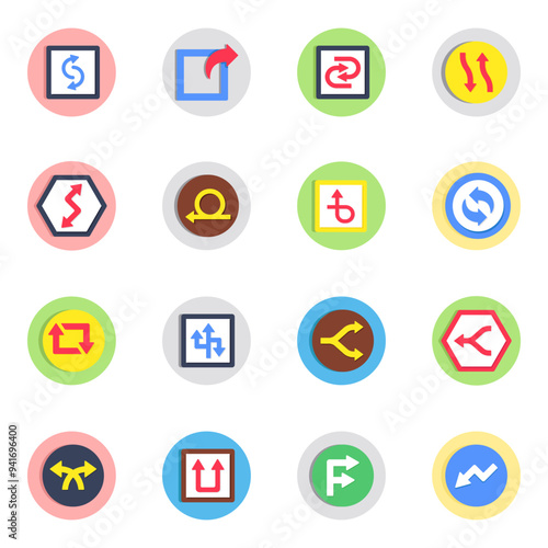 Set of User Interface Flat Icons

