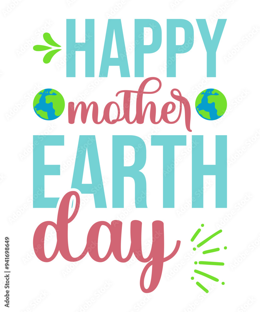 Fototapeta premium earth day SVG cut files