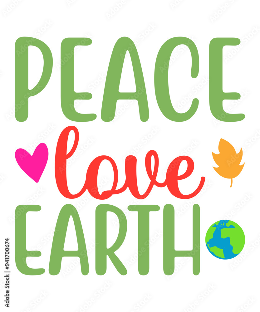 Fototapeta premium earth day SVG cut files