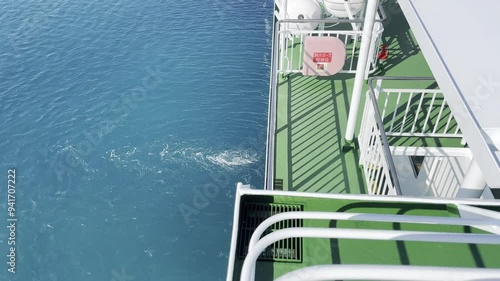 Sea view from the boat Okinawa Iheya Island