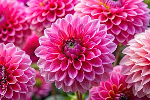 Floral Burst: Vibrant pink, petal-shaped, soft, romantic, playful