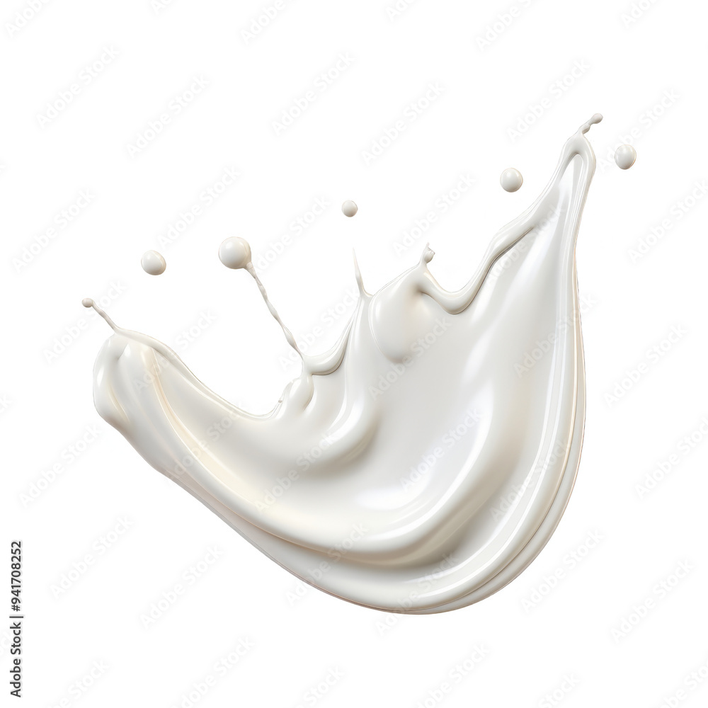 Milk Splash Shape Isolated on a Transparent Background Milk Splash Shape Isolated on a Transparent Background