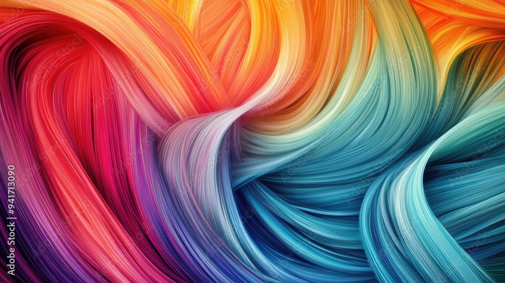 Colorful abstract lines gracefully looping and intertwining, depicting the life cycle concept in a clean, simple design. Colorful abstract lines gracefully looping and intertwining, depicting the life cycle concept in a clean, simple design.