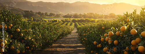 Golden Hour in a Citrus Paradise