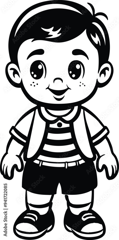 cute baby boy silhouette illustration black and white cute baby boy silhouette illustration black and white