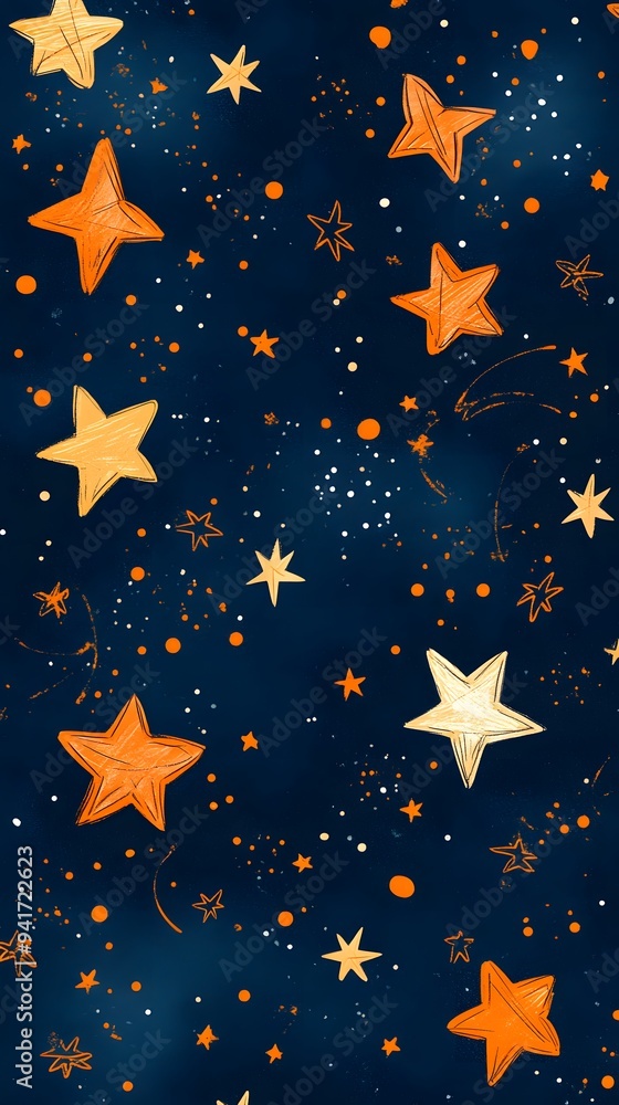 Yellow Stars on Blue Background, Abstract Image, Texture, Pattern, Wallpaper, Cover and Screen of Smartphone, Cell Phone, Computer, Laptop, 9:16 and 16:9 Format Yellow Stars on Blue Background, Abstract Image, Texture, Pattern, Wallpaper, Cover and Screen of Smartphone, Cell Phone, Computer, Laptop, 9:16 and 16:9 Format