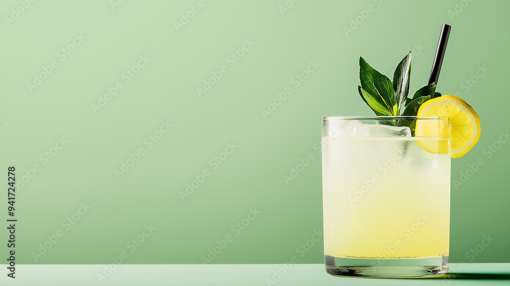 Botanical cocktail with elderflower liqueur, yuzu, and gin, garnished with edible flowers and lemon zest, refreshing tones against a gradient background from pale yellow to soft green Botanical cocktail with elderflower liqueur, yuzu, and gin, garnished with edible flowers and lemon zest, refreshing tones against a gradient background from pale yellow to soft green