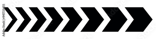 Arrow dynamic symbol. Road turn right speed, fast arrows set.