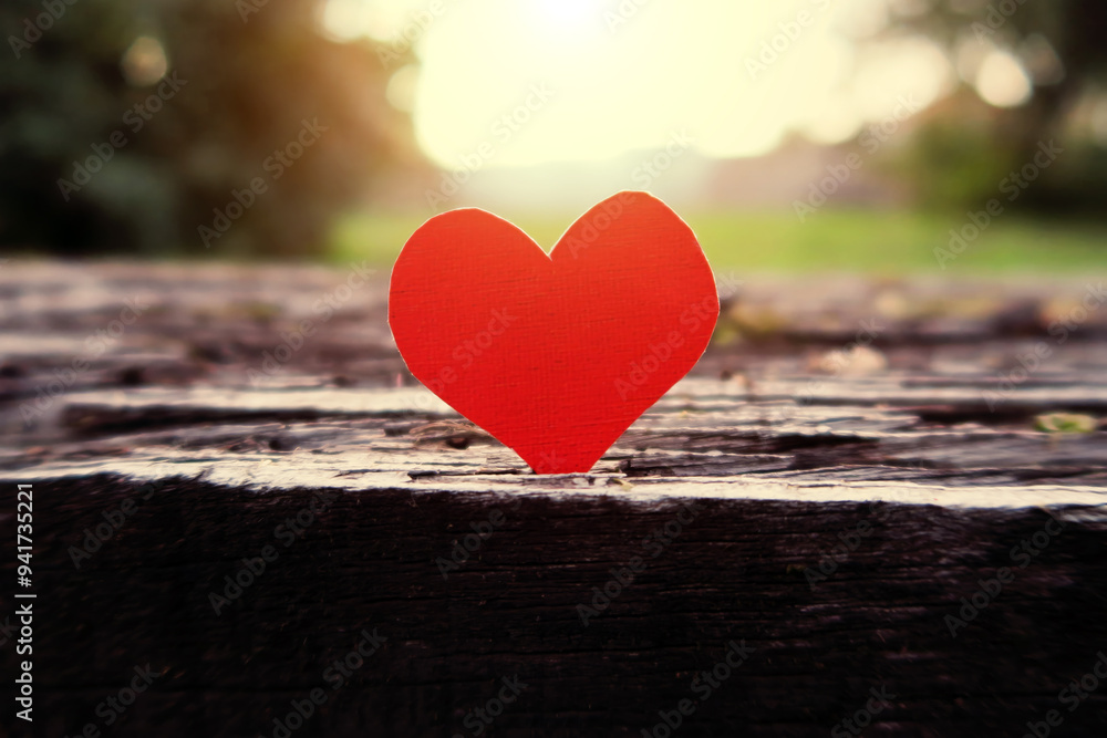 Red Heart Shape closeup Red Heart Shape closeup