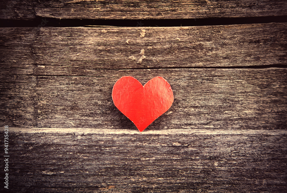 Red Heart Shape closeup Red Heart Shape closeup
