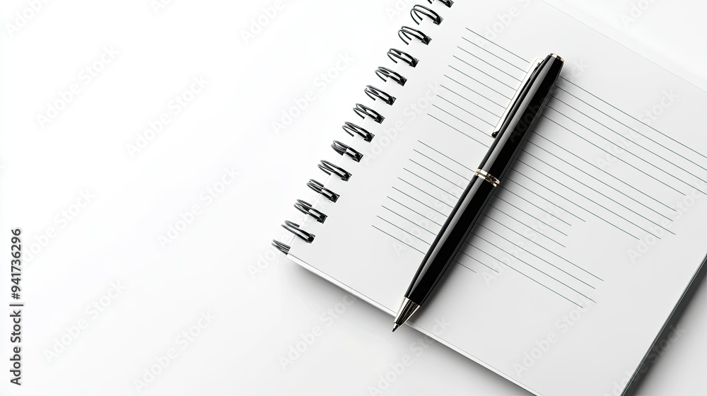 Flowing lines creating a minimalist design of a pen next to a notebook, representing writing and ideas, set against a white backdrop. Flowing lines creating a minimalist design of a pen next to a notebook, representing writing and ideas, set against a white backdrop.