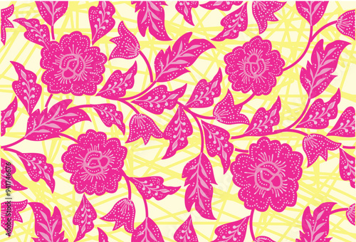 Batik Indonesian: is a technique of wax-resist dyeing applied to whole cloth, or cloth made using this technique originated from Indonesia.