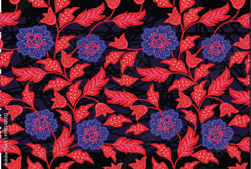 Batik Indonesian: is a technique of wax-resist dyeing applied to whole cloth, or cloth made using this technique originated from Indonesia.