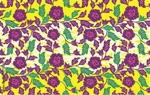 Batik Indonesian: is a technique of wax-resist dyeing applied to whole cloth, or cloth made using this technique originated from Indonesia.