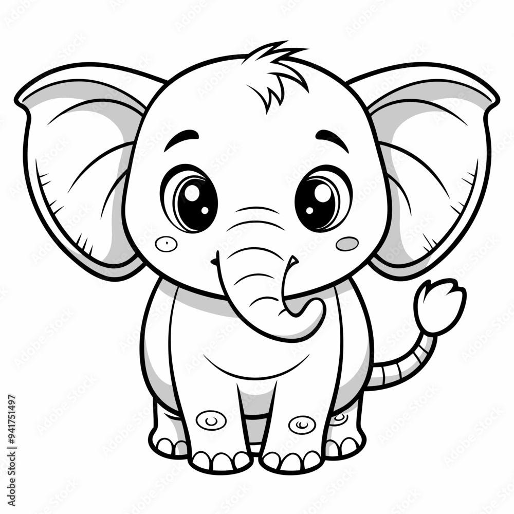 Elephant Silhouette Black Vector Elephant Silhouette Black Vector