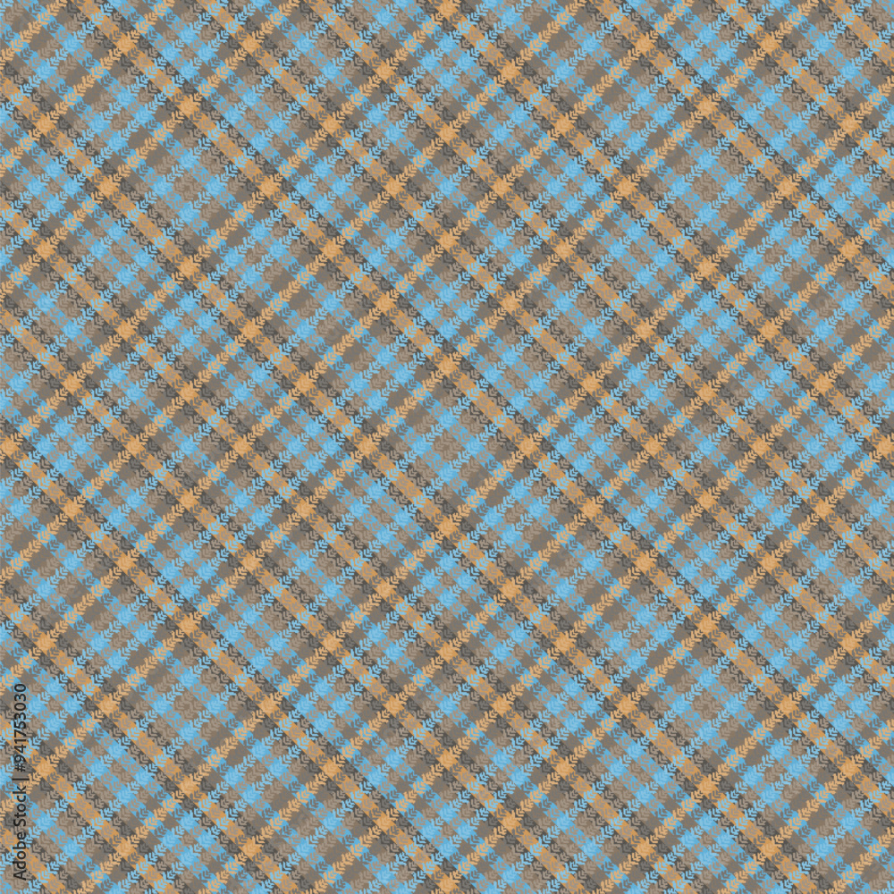 Tartan plaid pattern with texture.