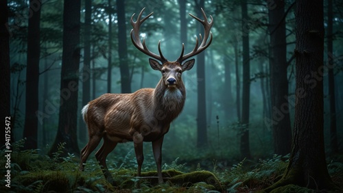 deer in the woods