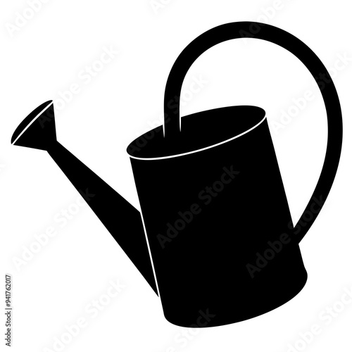 Electric Watering Can Silhouette