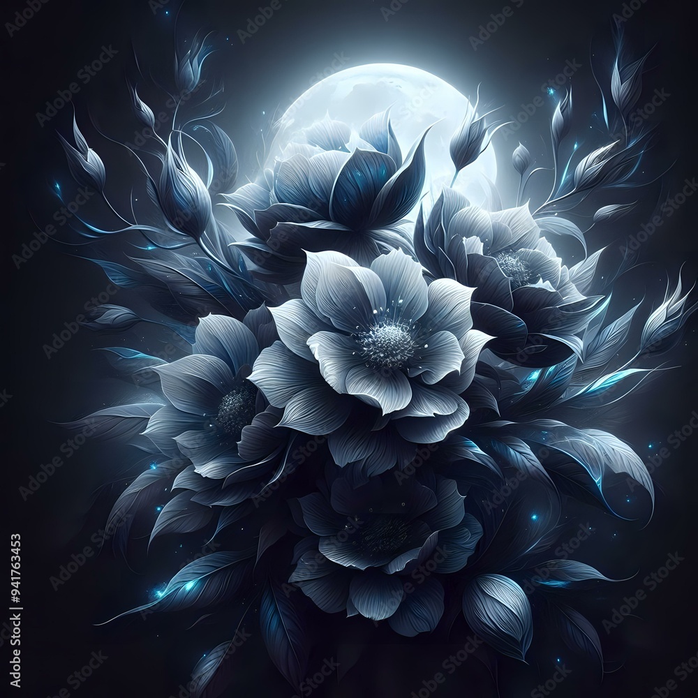 Mystical flower art Mystical flower art