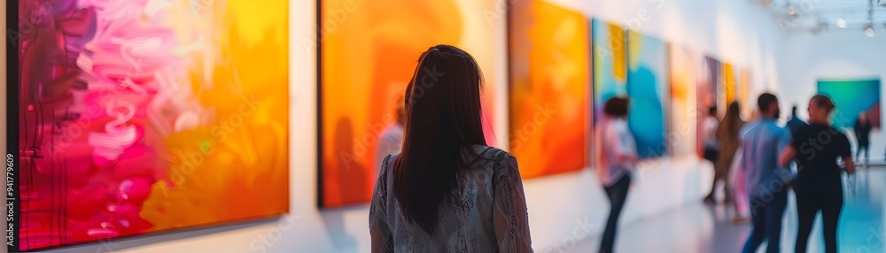 Sophisticated Birthday at a Modern Art Gallery Showcasing Vibrant Artworks Sophisticated Birthday at a Modern Art Gallery Showcasing Vibrant Artworks